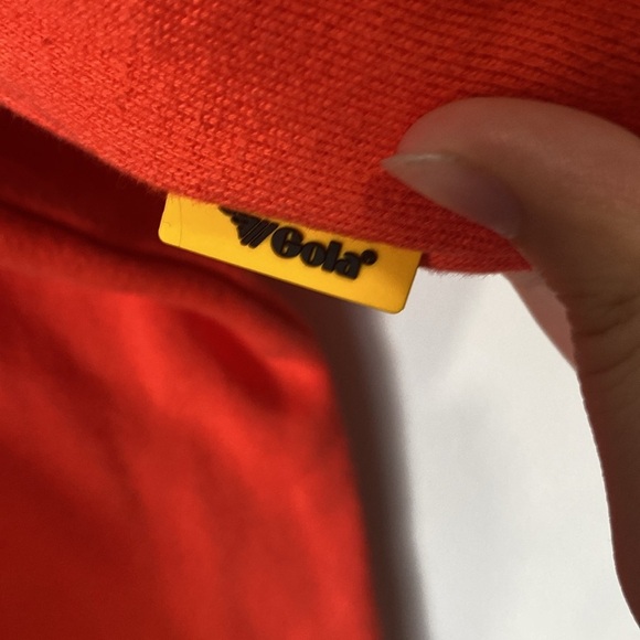 Gola Classic Orange cropped crew neck Sweatshirt free size - Picture 4 of 9